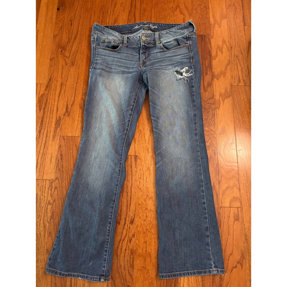 American Eagle Stretch Slim Boot Jeans Size 12